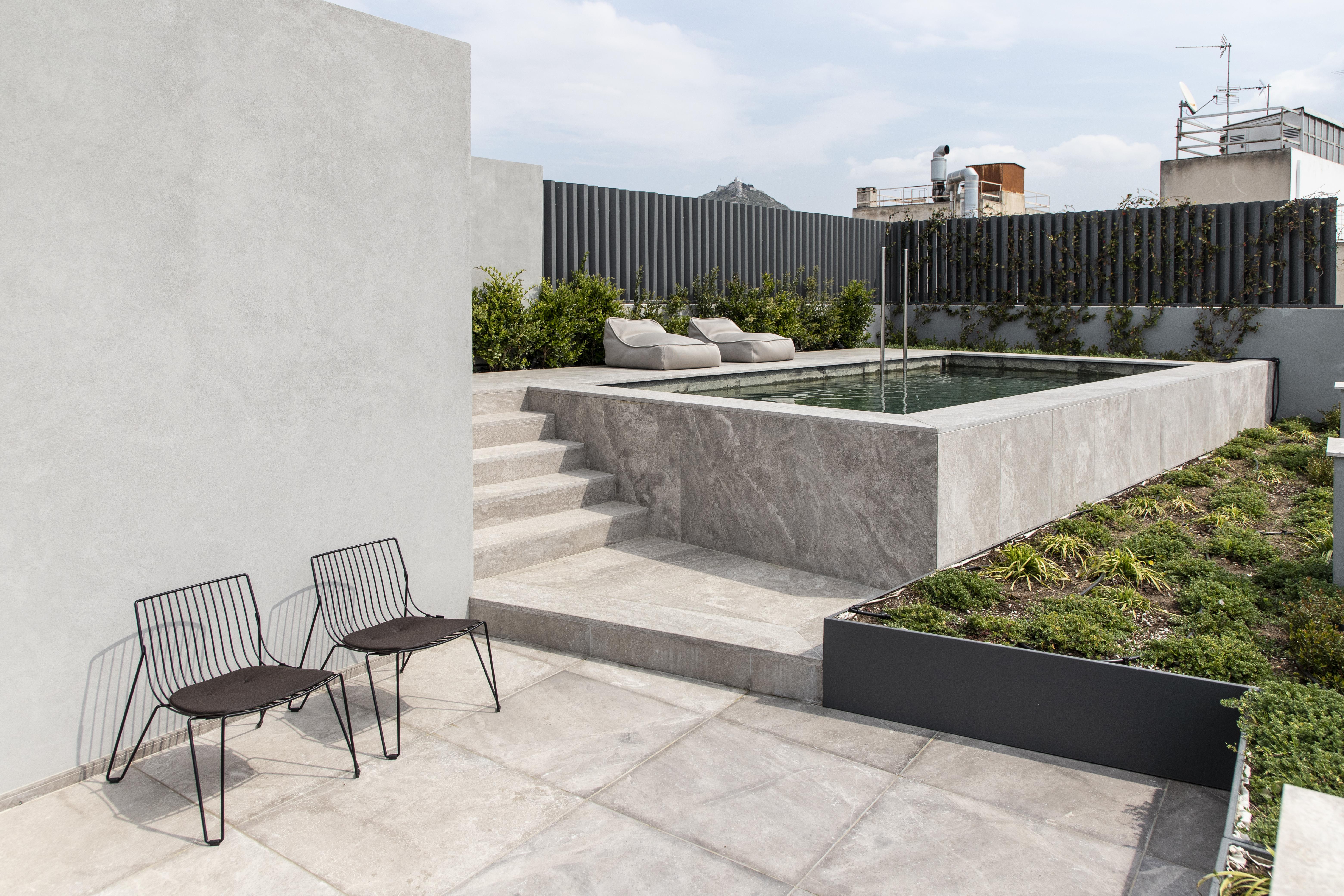 Perianth Hotel Athena Bagian luar foto Rooftop garden