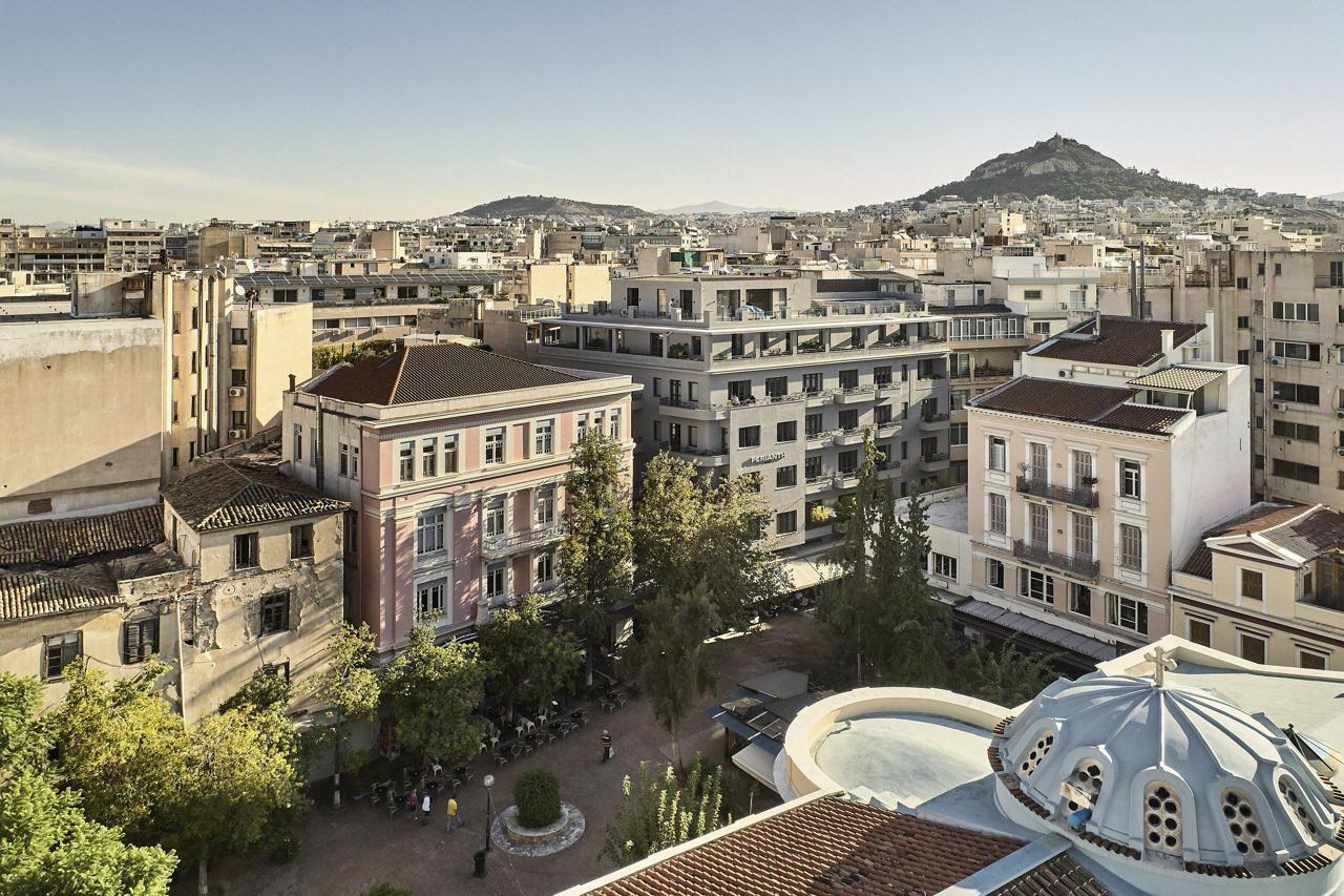 Perianth Hotel Athena Bagian luar foto View of the district