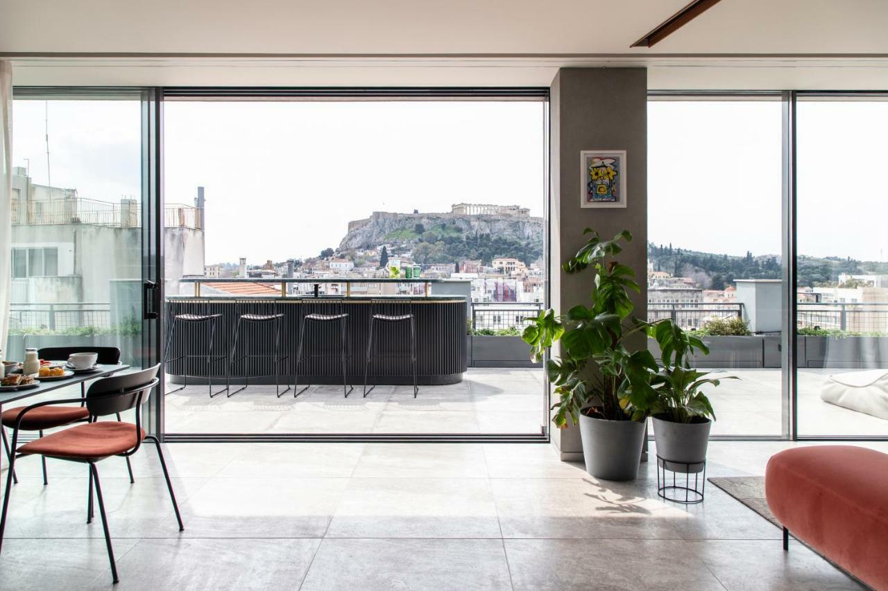 Perianth Hotel Athena Bagian luar foto The Acropolis Museum's rooftop